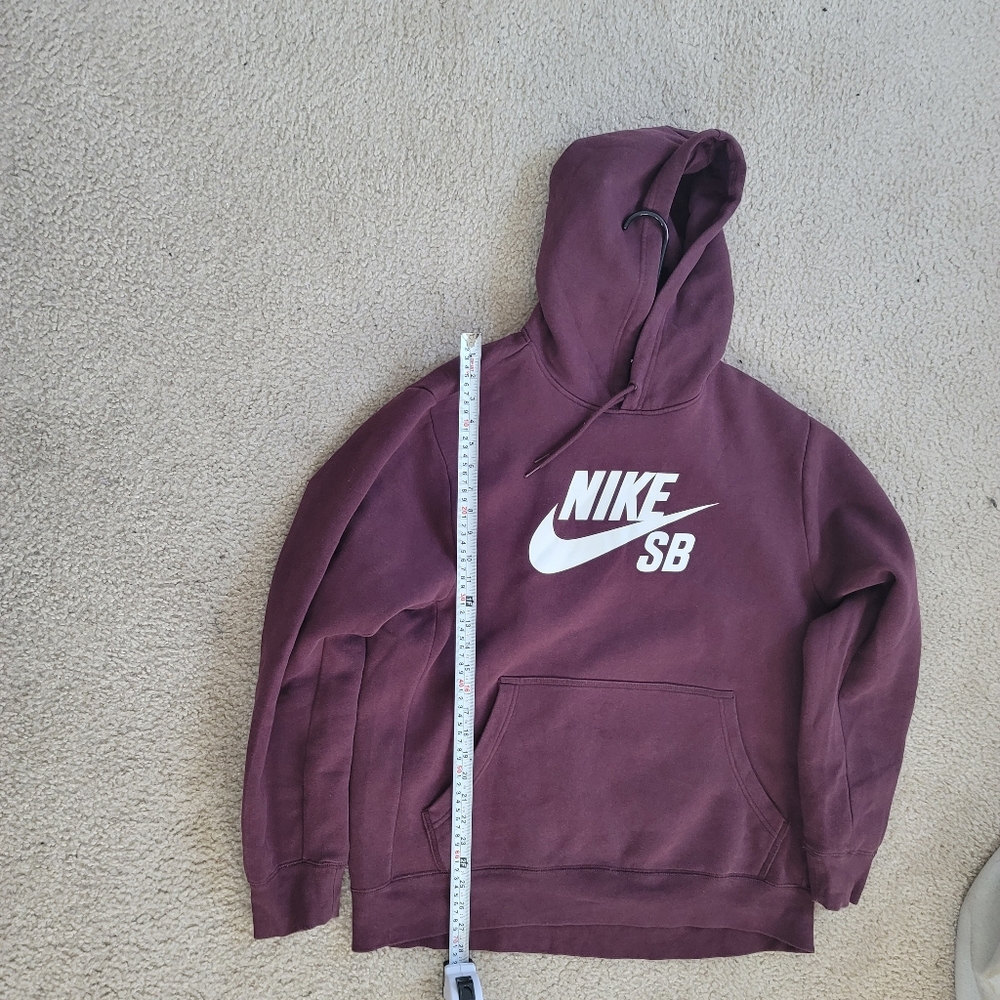 Nike sb icon burgundy hoodie crush men’s sz XL